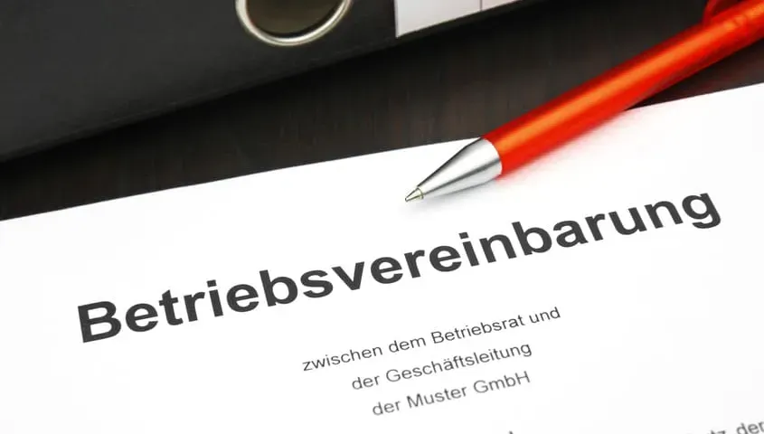 Betriebsvereinbarung zwischen Betriebsrat und GF